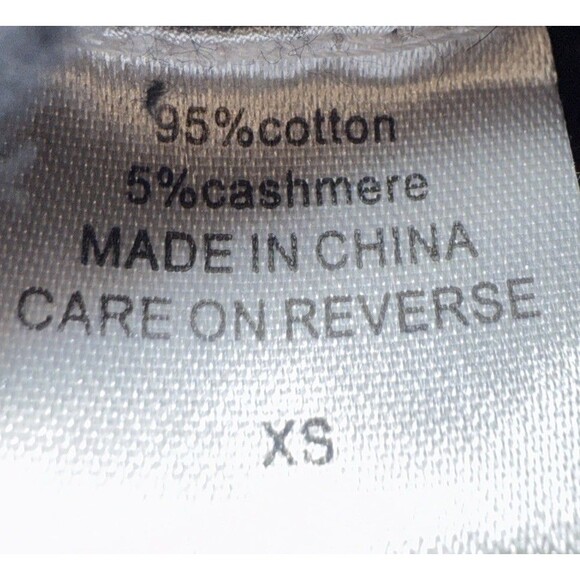 BLACK CASHMERE Blend TURTLENECK MINI SWEATER DRESS SIZE XS Minimalist Quiet Lux - Picture 2 of 6